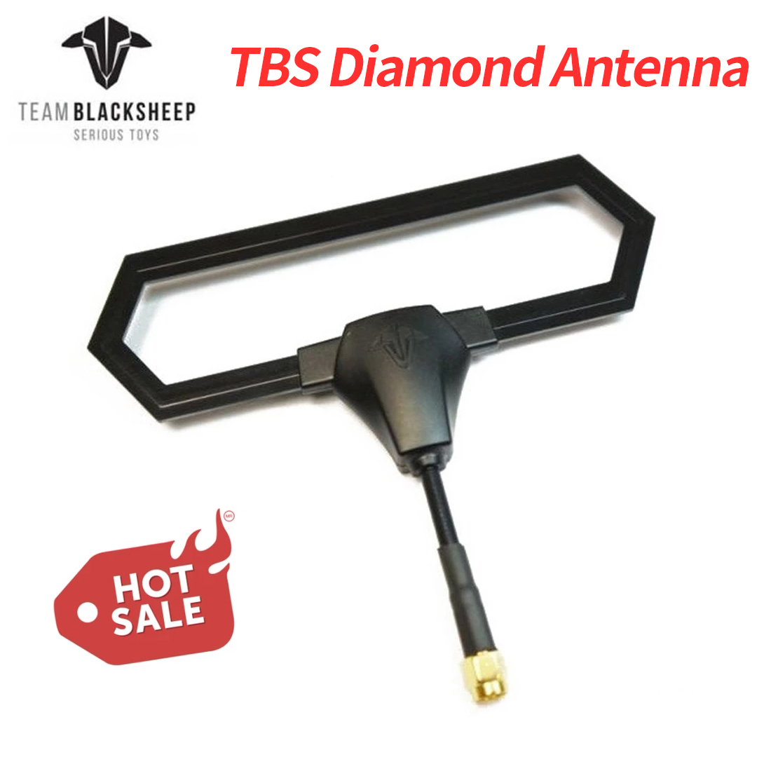 Drone Rc Team - Originale TBS TEAM BLACKSHEEPT Antenna diamantata