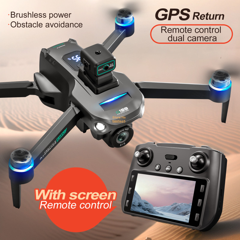 Drone Rc Harness - 8K Doppia Fotocamera 5G WIFI FPV