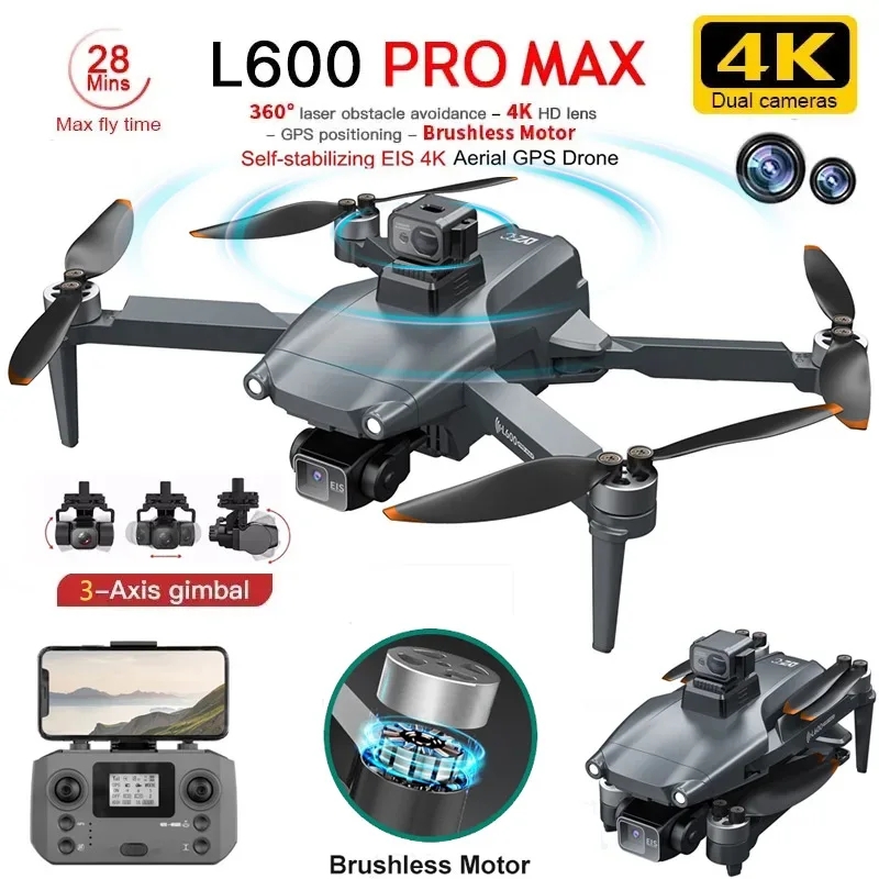 Drone Rc Harness - L600 PRO MAX GPS Drone Professionale