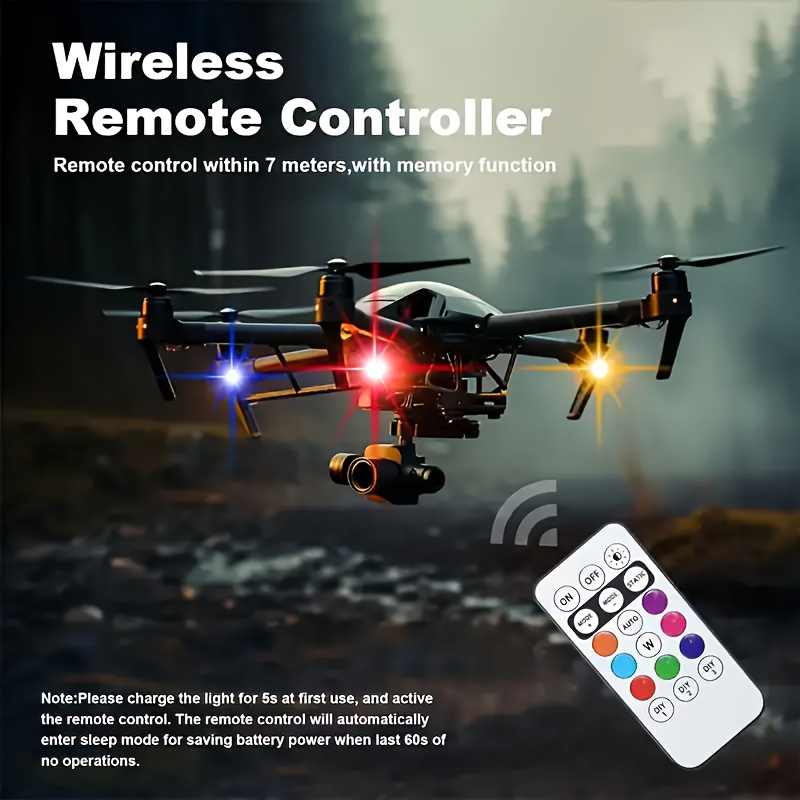 1-10PCS Moto LED Aereo Luci st - Drone Aircraft Jjrc recensione e prezzo
