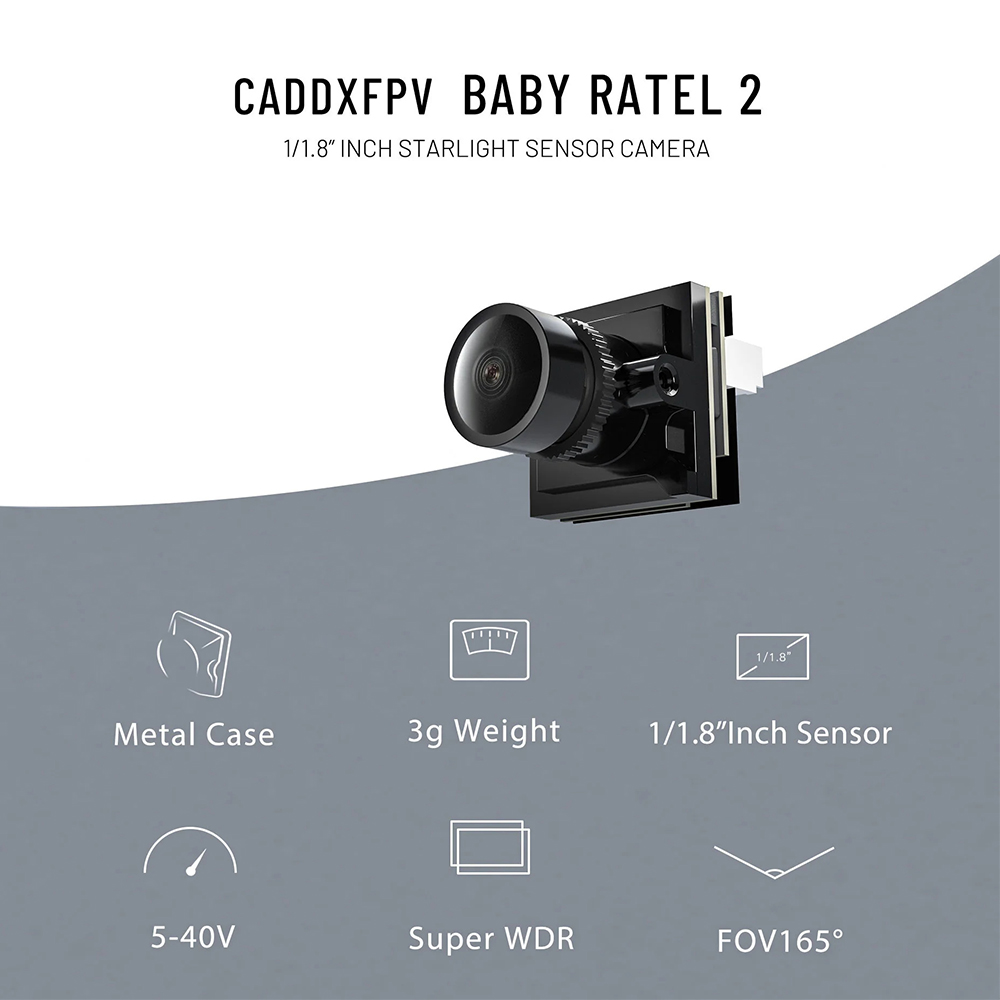 CADDX Micro FPV Telecamera Rat - Drone Rc With Camera recensione e prezzo