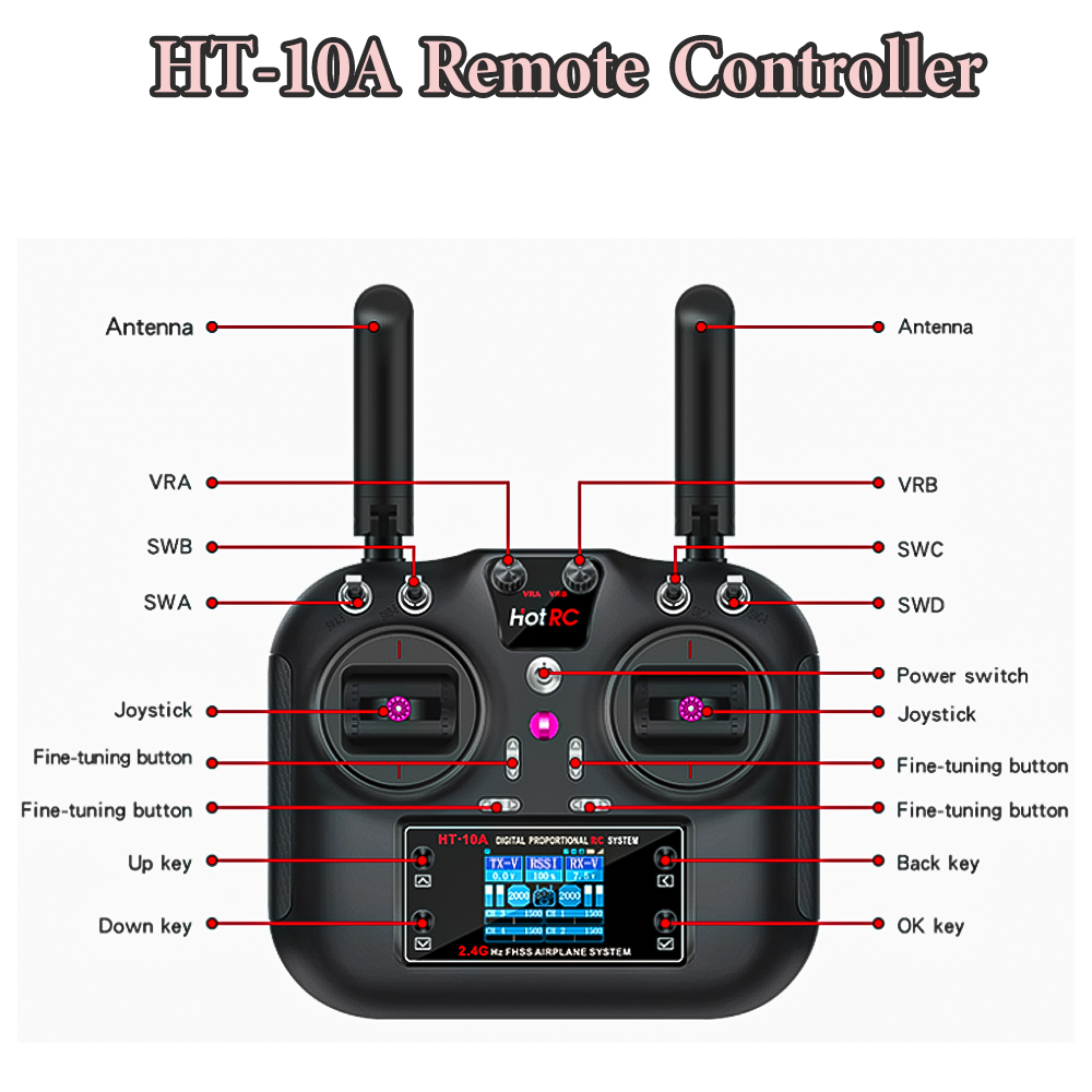 Hotrc Hot RC HT-10A HT10A Tele - Drone Rc Accessories recensione e prezzo