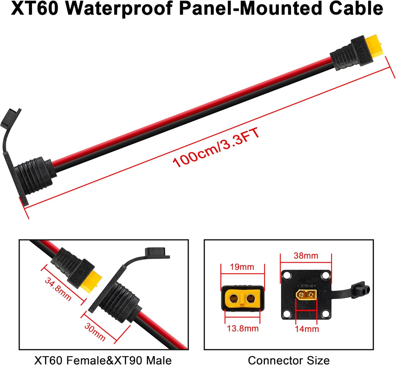 Cavo JMUYTOP 3FT 12AWG XT60 da - Drone Rc Holder recensione e prezzo